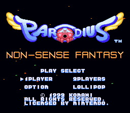 Le Blog de Matt - Parodius - Nonsense Fantasy